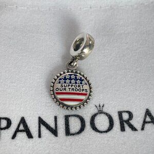 Pandora Support Our Troops Charm